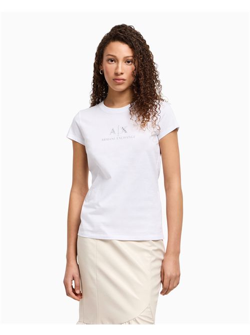 t-shirt woman white ARMANI EXCHANGE | XW000386AF10354/U0002